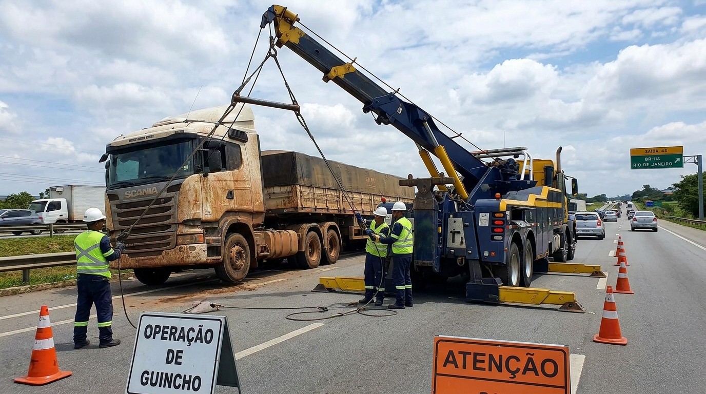 Guincho para Caminhão em Botucatu‑SP